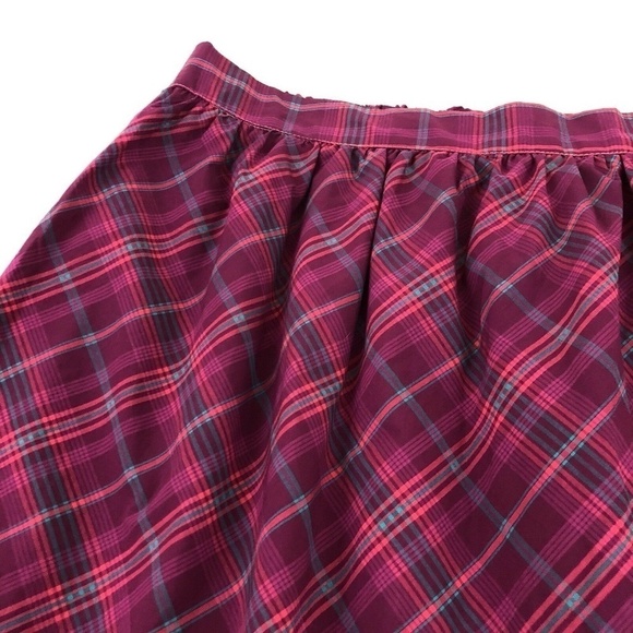 Matilda Jane Women's Medium M Circle Skirt Tinsley Skirt Style 19602B Plaid NWT - Picture 2 of 5